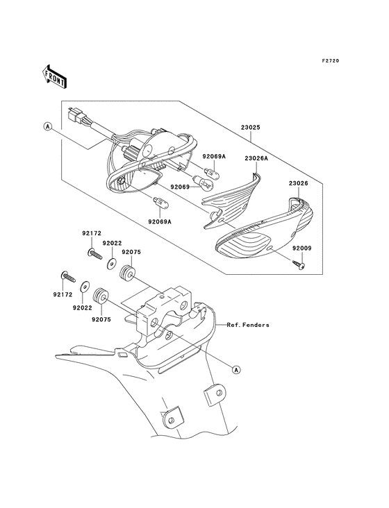 Taillight unit ass`y