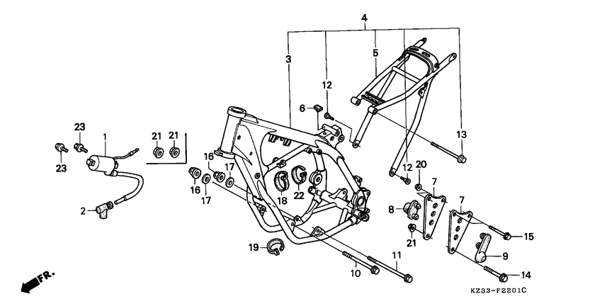 Frame body/ ignition coil