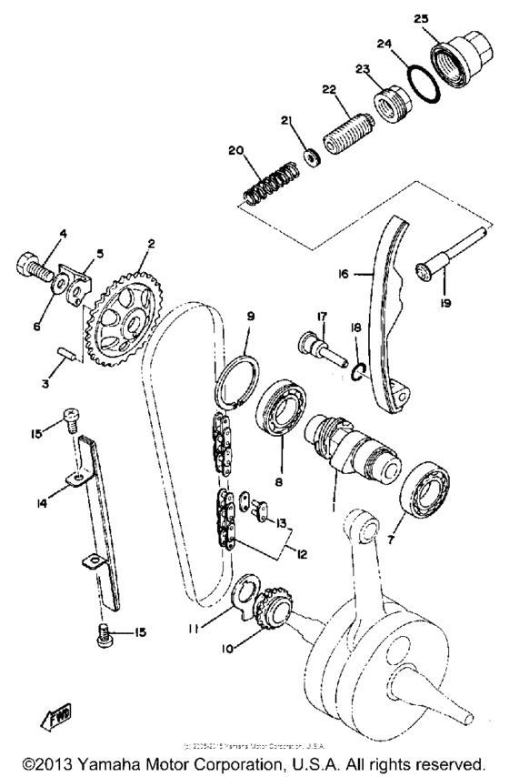 Camshaft - chain