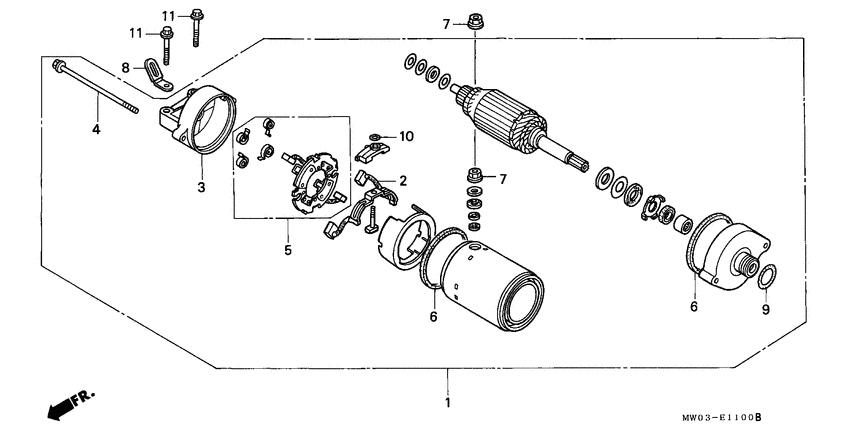  Стартерный мотор