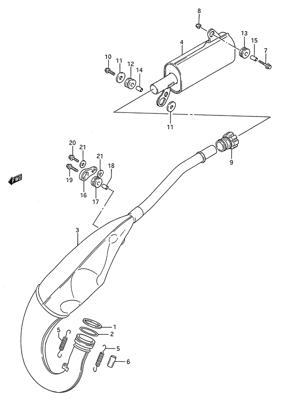 Muffler comp