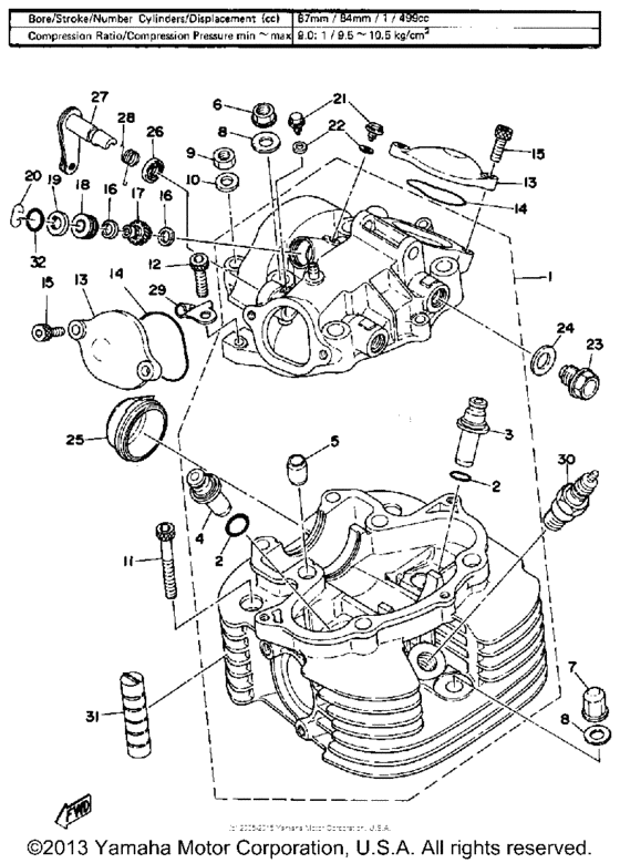 Cylinder head - cylinder head cover
