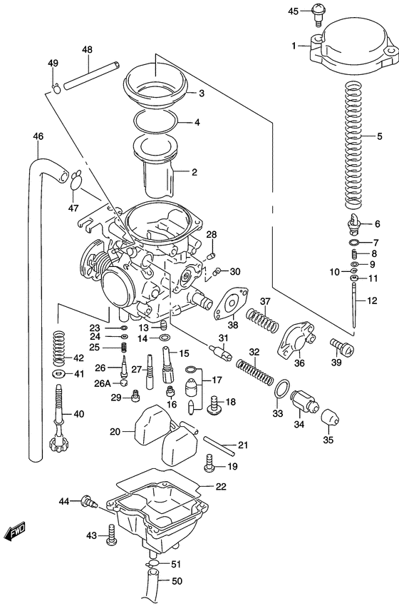 Carburetor assy