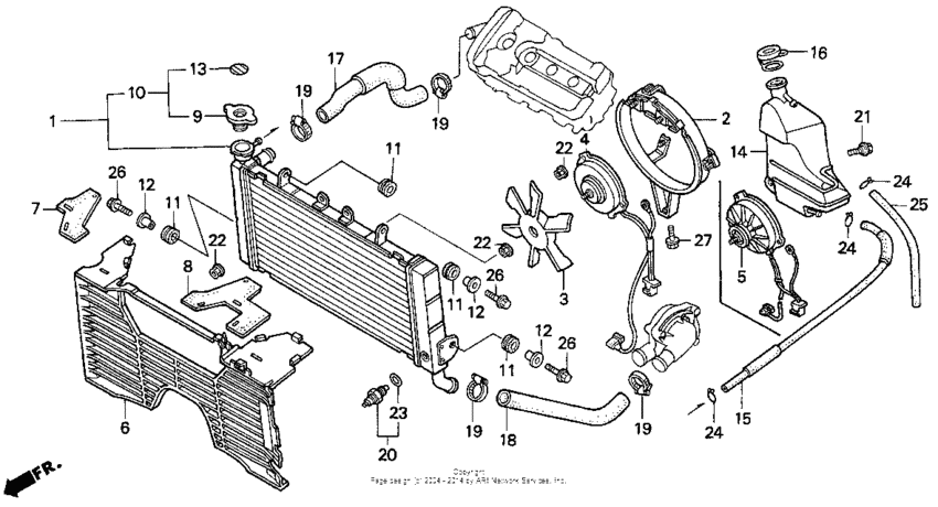 F2 radiator 91-94