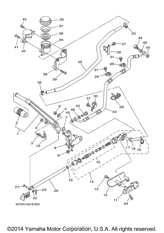 XV17PCWC Задний торм цилиндр