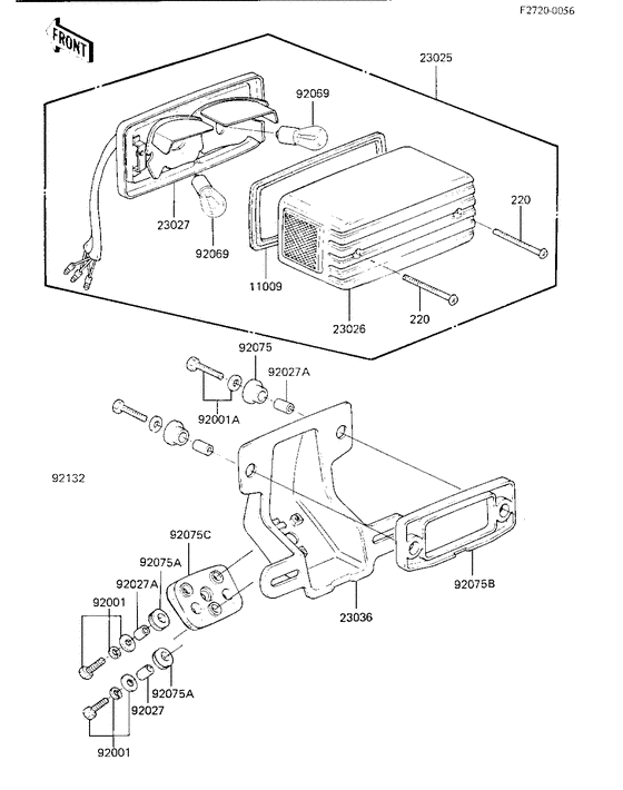 Taillight unit ass`y