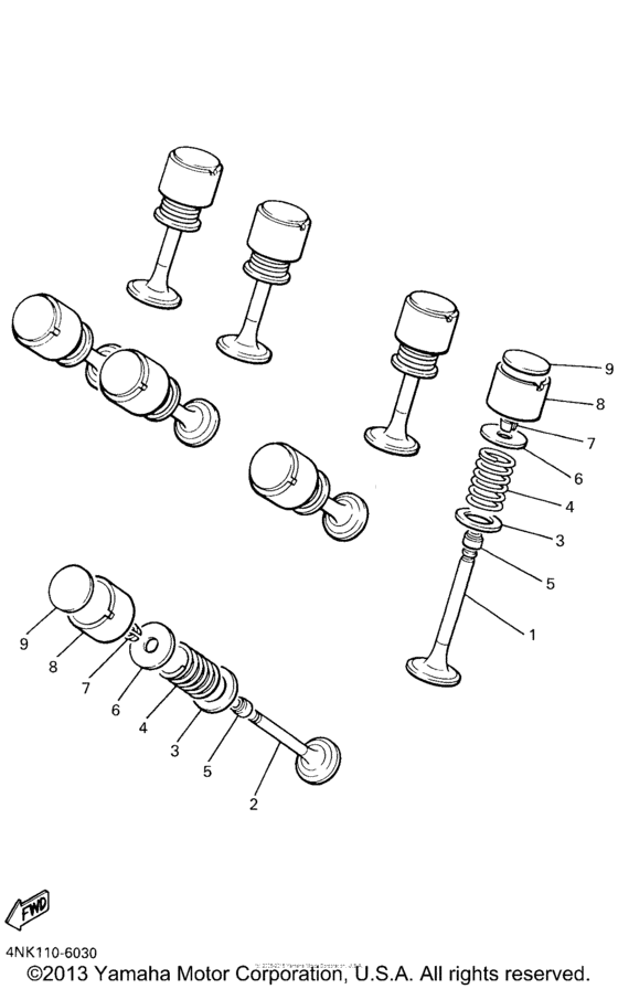 XVZ13LTN Клапана