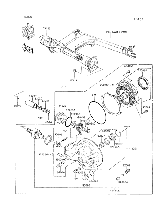 Drive shaft/final gear(1/2)