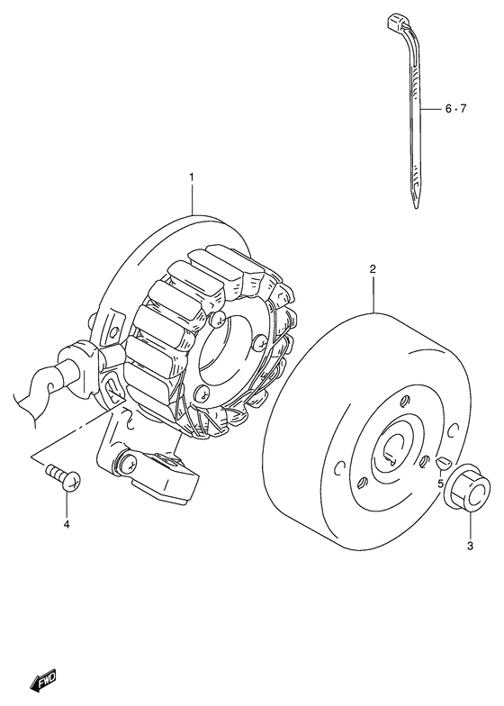 RMX250 Зажигание