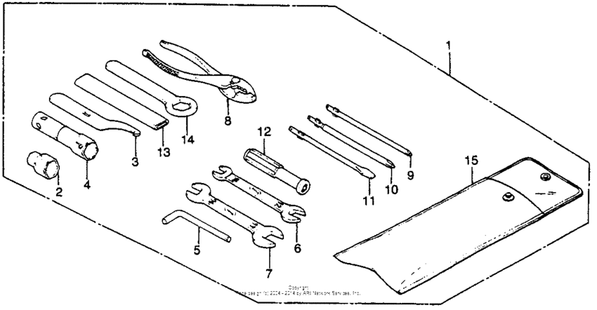 XL500S Xl500s tools 79-81