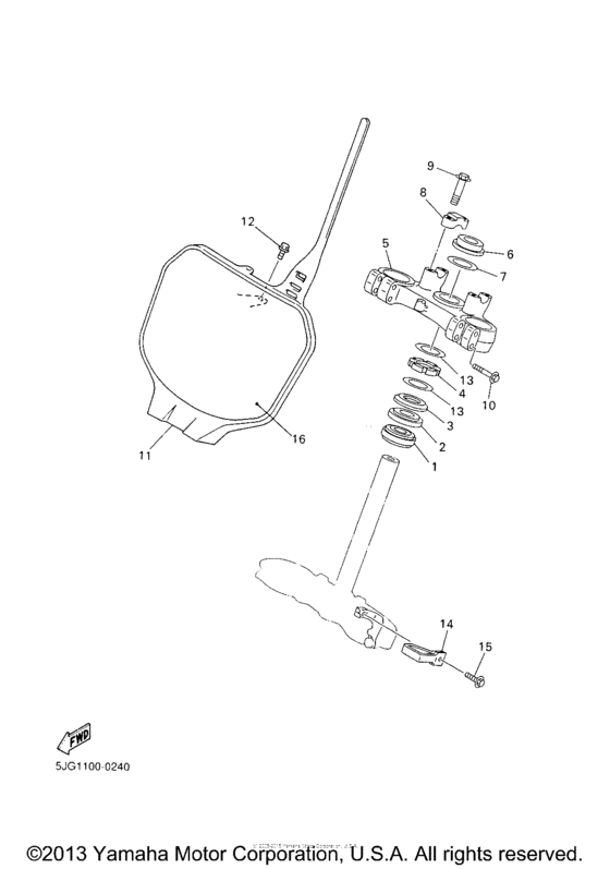 YZ426FM Управление
