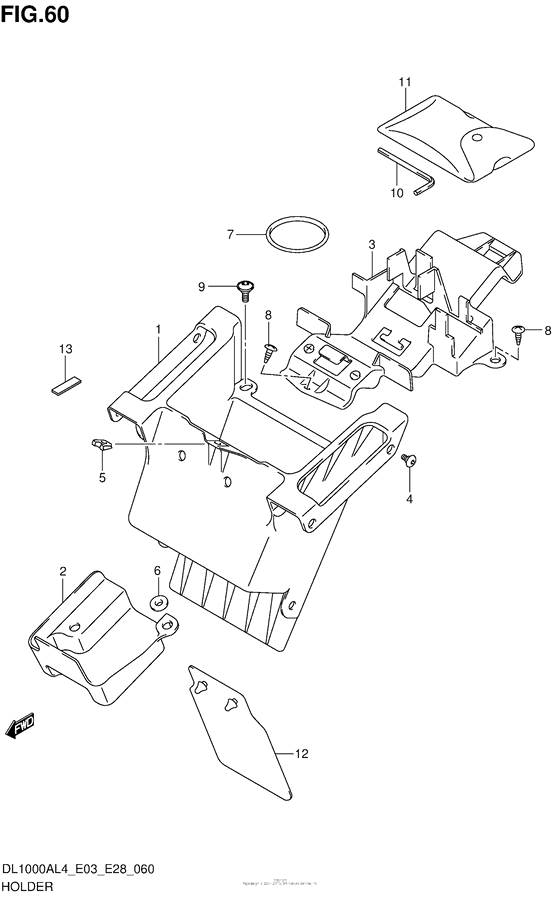 Holder (Dl1000Al4 E28)