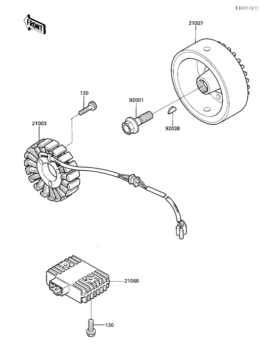 KZ1000 Generator / regulator