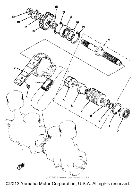 Primary shaft chain