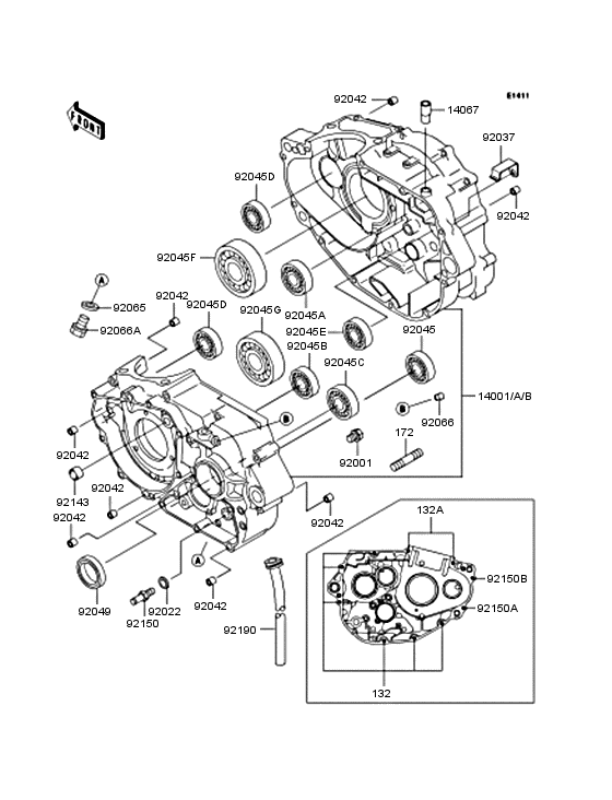  Картер двигателя