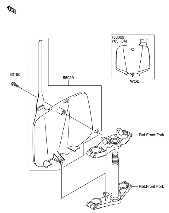 DR-Z110 Комплектующая