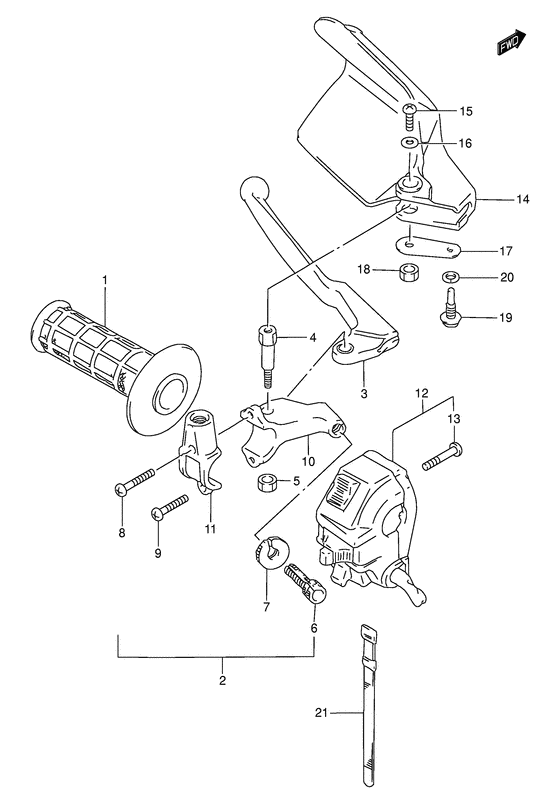 Left handle switch