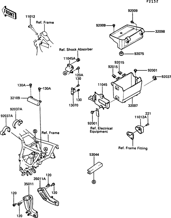 ZG1000 Короб для АКБ