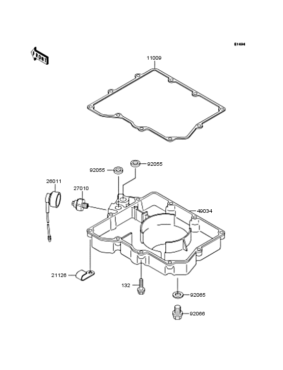 ZR400 Маслянный поддон