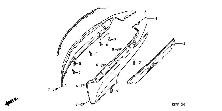 SH150D Крышка корпуса