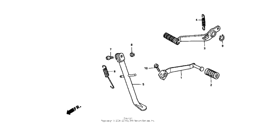 Side stand + pedal