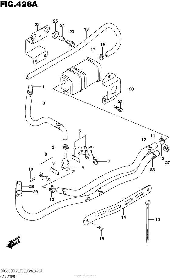 Canister (Dr650Sel7 E33)