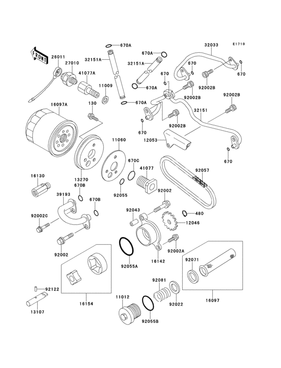 VN800 Масляный насос