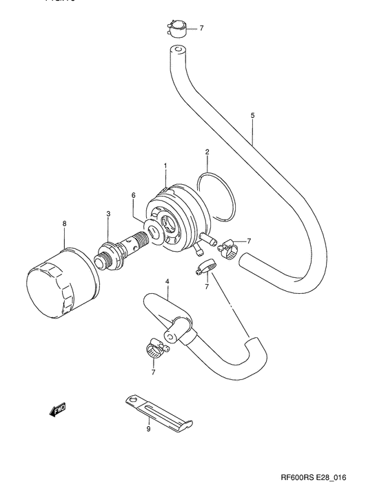 Oil cooler - oil filter