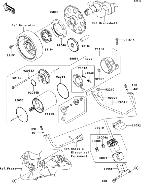 ZR800 Стартер