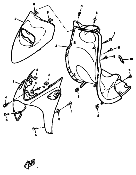 YM50 Щиток облицовочный