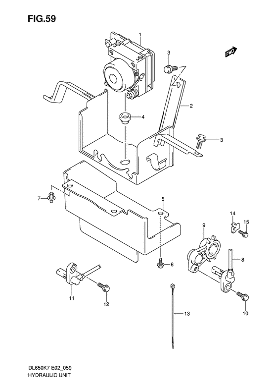 DL650 (ABS) Abshydraulikei