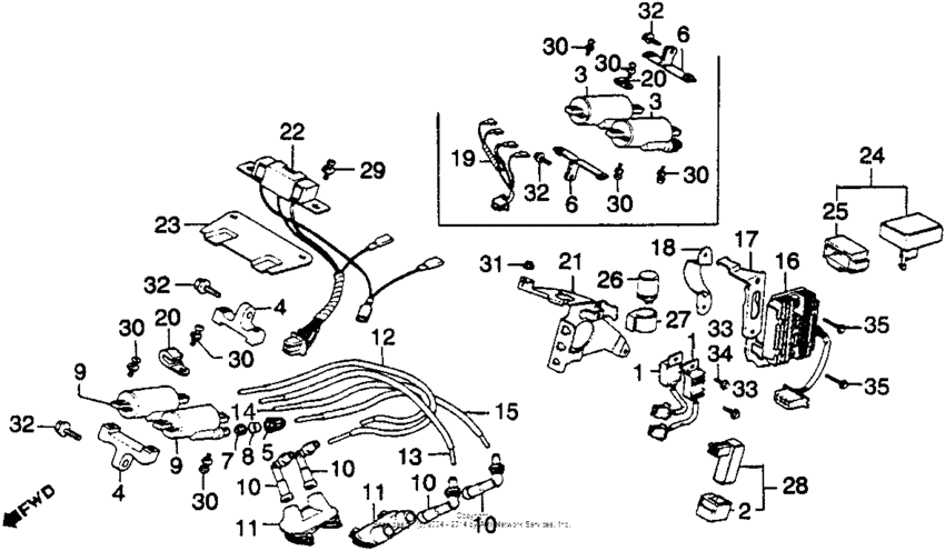 Ignition coil + rectifier