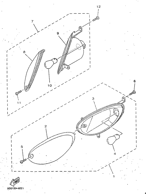 YP125R Поворотники