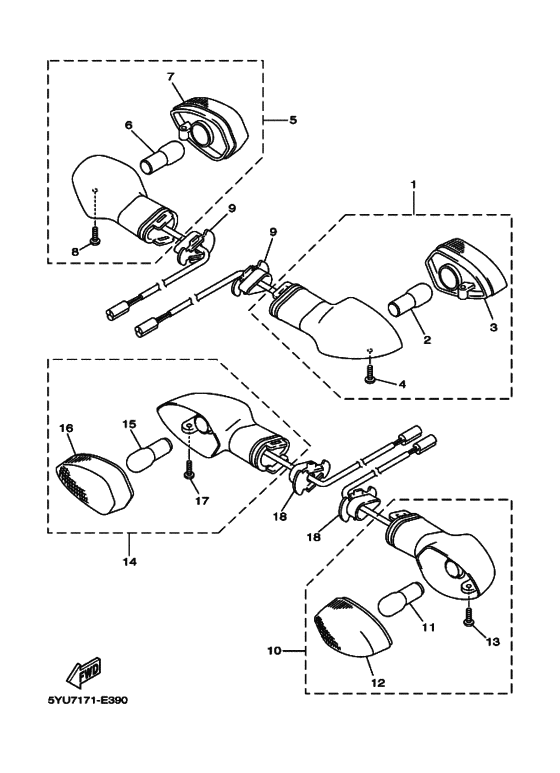 MT01 MT01X Проблесковый световой сигнал