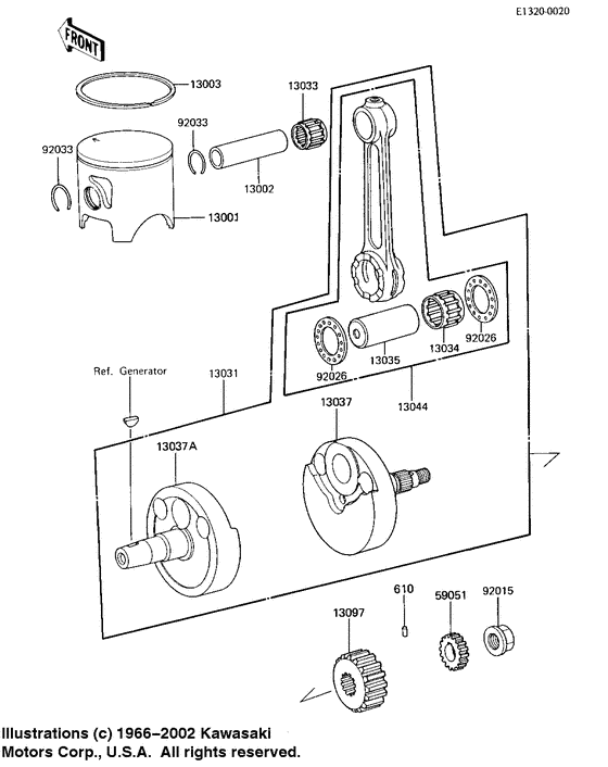 Crankshaft/piston