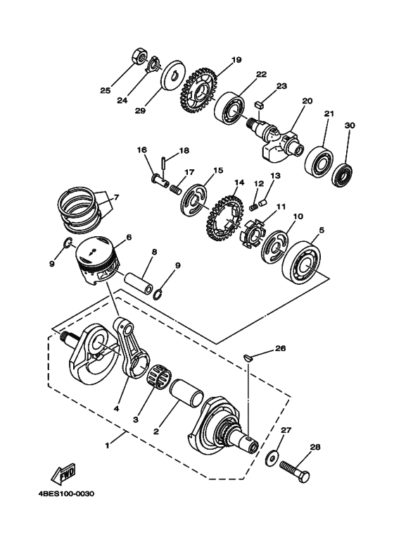 Crankshaft & piston