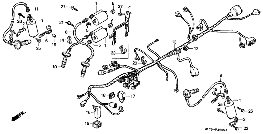Wire harness/ ignition coil