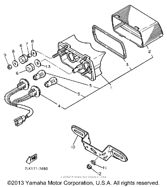FZR1000U Фонарь