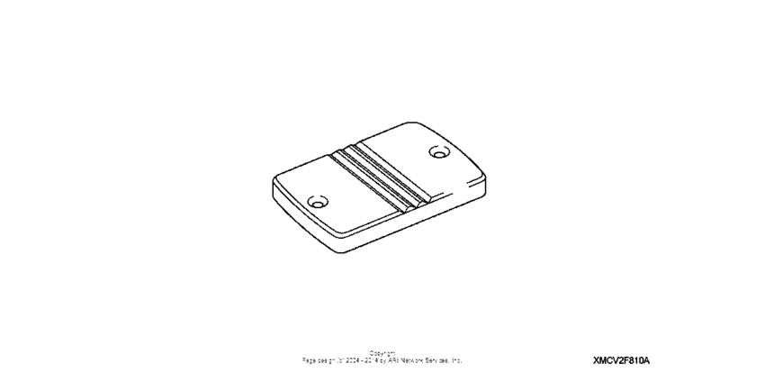 VTX1800S1 Billet master cylinder cap (neo-retro)