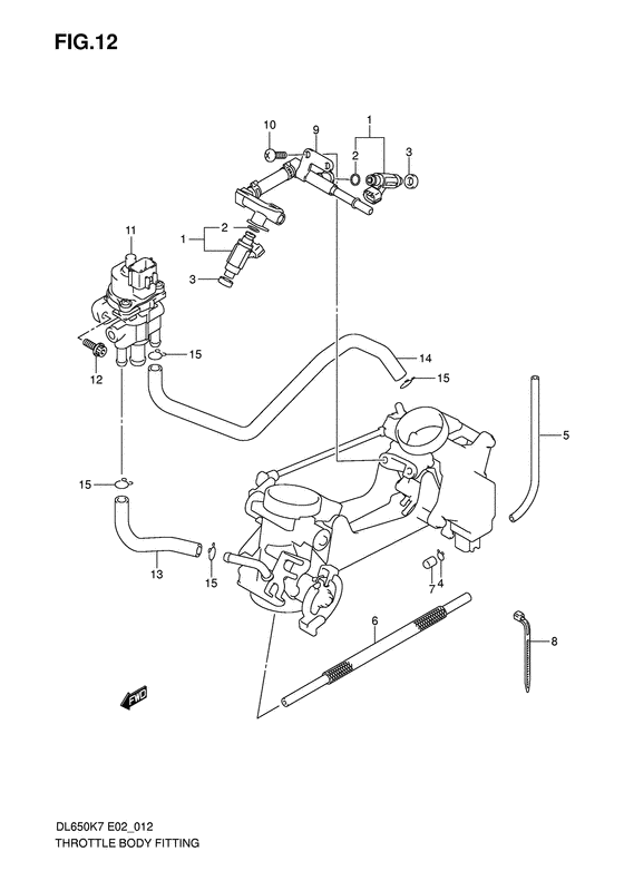 Throttle body fitting