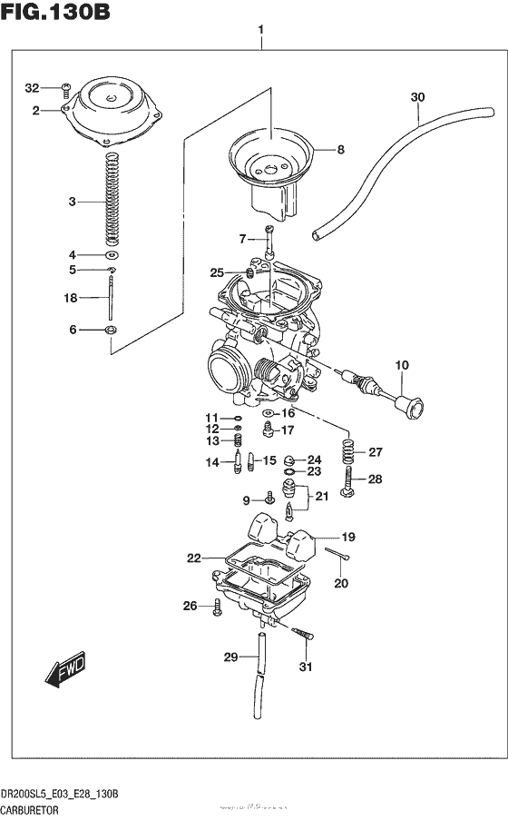 Carburetor (Dr200Sl5 E28)