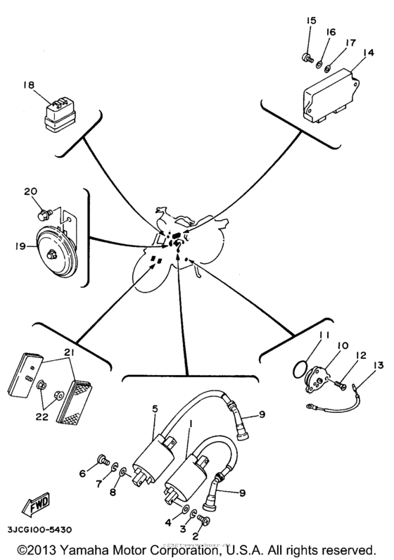 XV535SHC Электрика