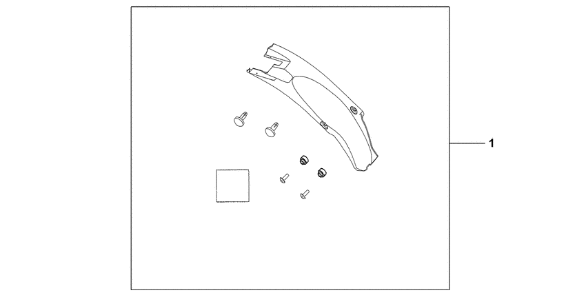 CB600F Undertray kit nightstar black