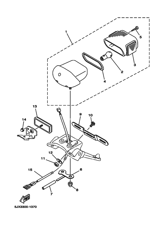 Taillight unit ass`y