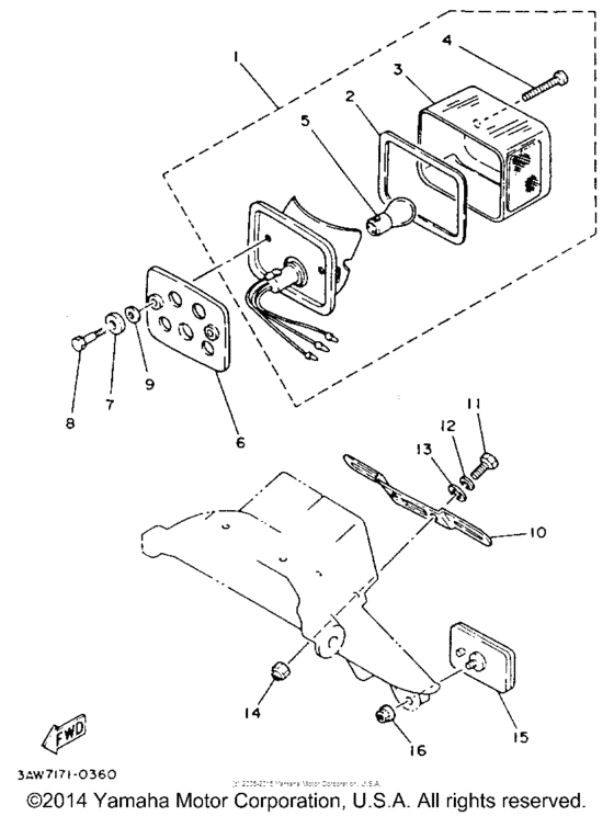 TW200EC Фонарь