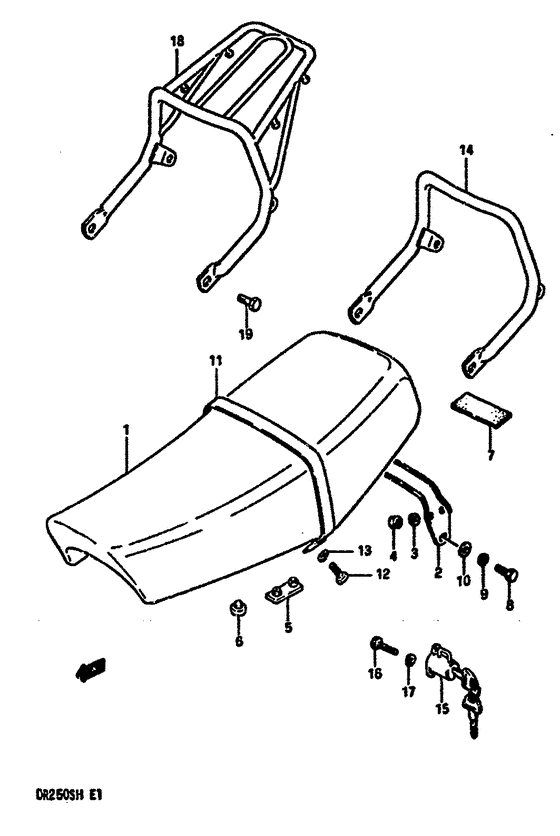 DR250 Пружина