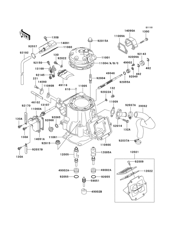 Cylinder head/cylinder(1/2)