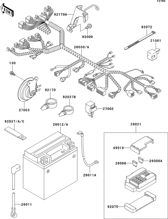 VN800 Электрика