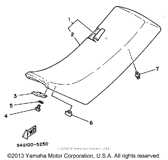 BW200ET Сиденье