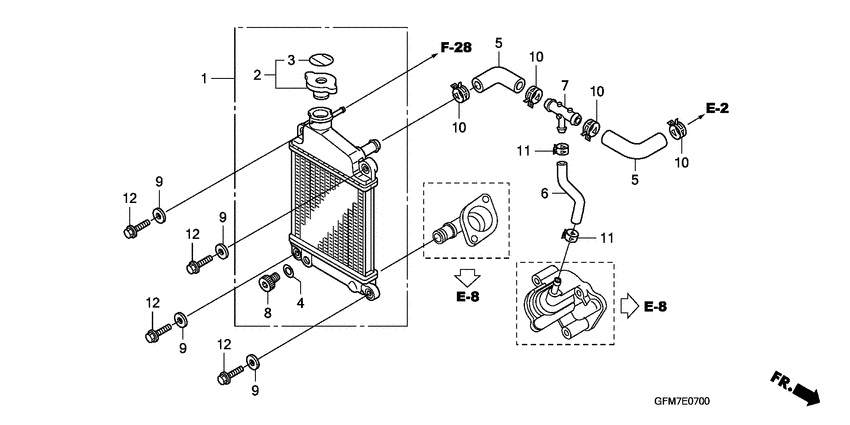 NHX110 Радиатор
